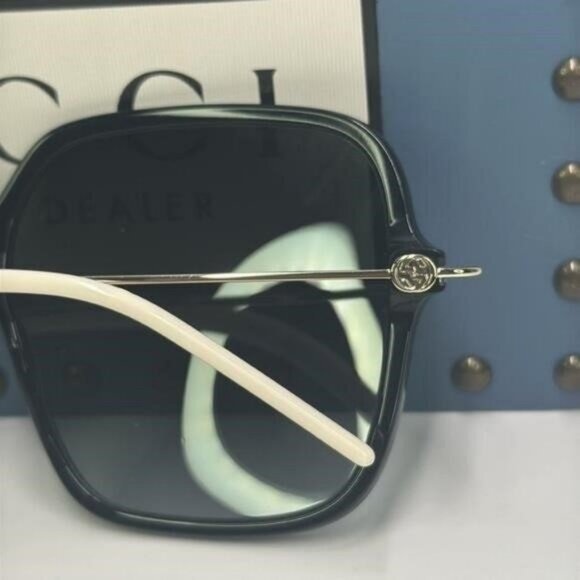 💯- New Authentic Gucci Grey Butterfly Ladies Sunglasses GG1267SA 001 60 - Picture 6 of 14